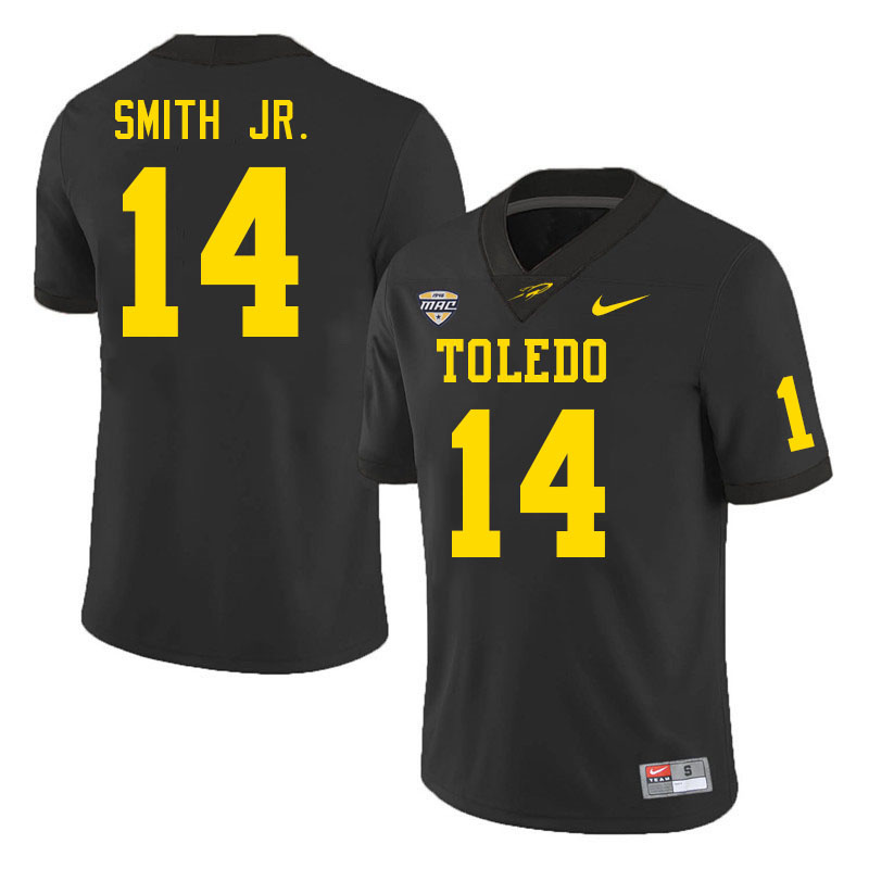 Toledo Rockets #14 Sam Smith Jr. College Football Jerseys Stitched Sale-Black